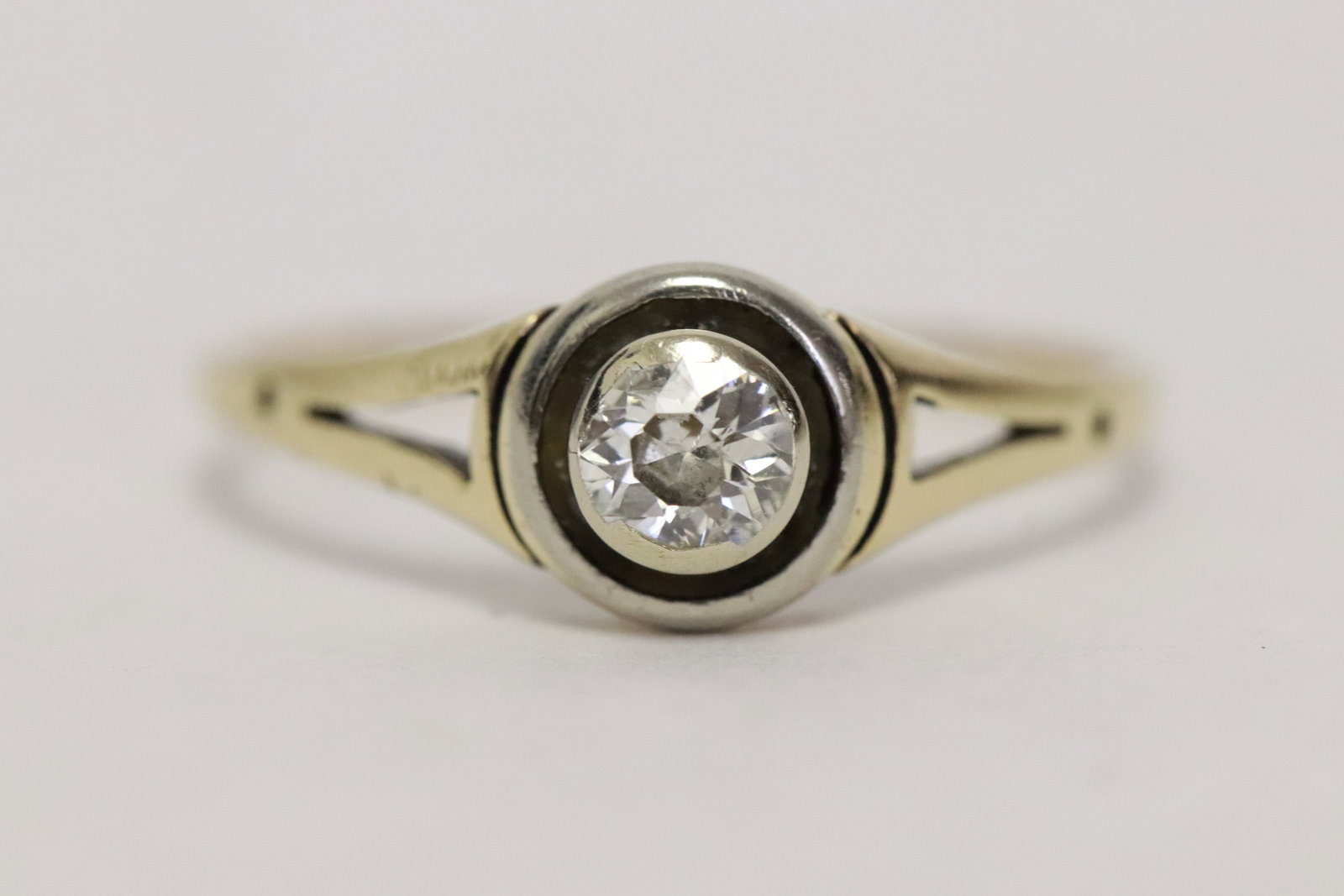 14K Y/G diamond ring - 6