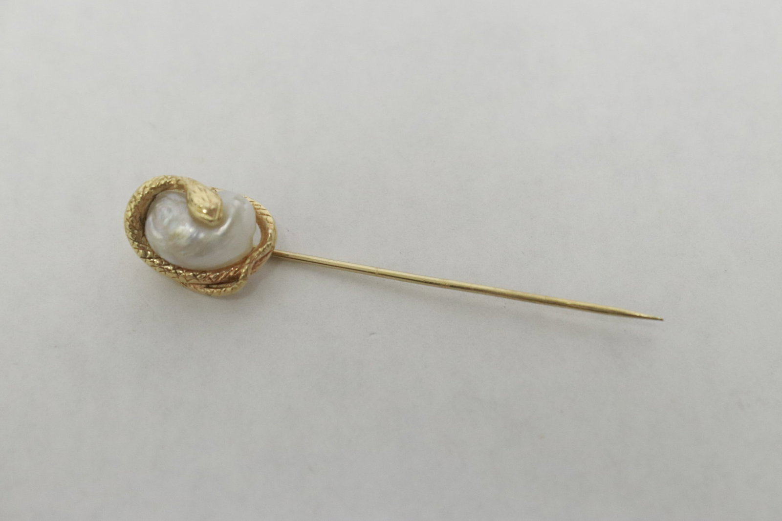 Victorian 14K gold stick pin (1 of 5)