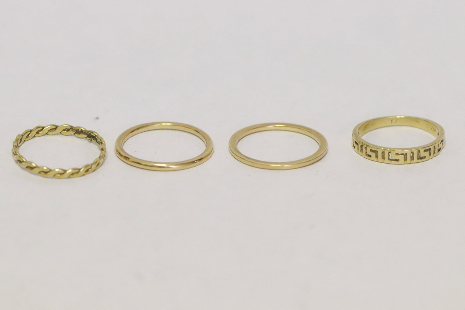 4 rings; three 14K, one 10K (1 of 6)