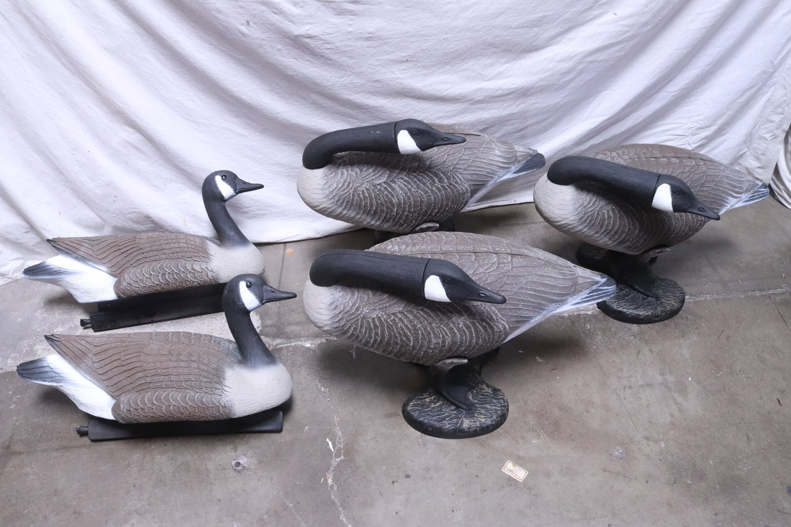 5 large plastic hunting decoy: 5 large plastic hunting decoy, 14.15"H - 20.15"H