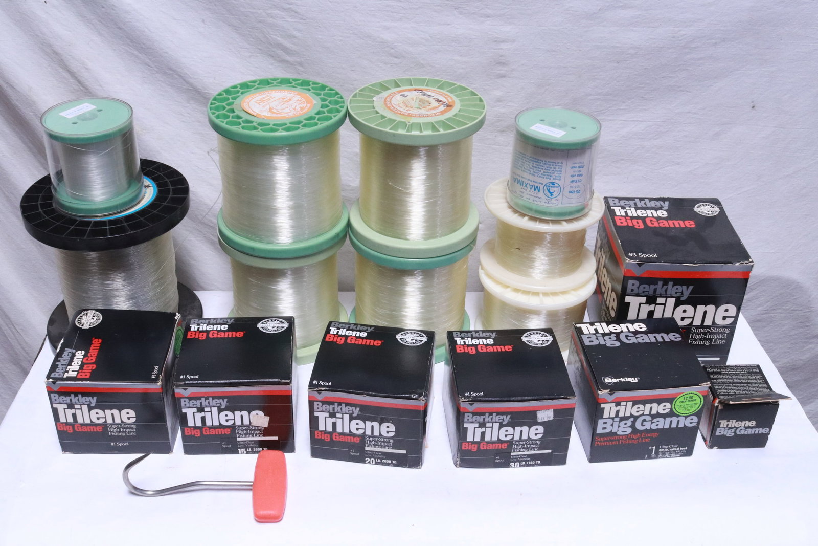 Massive lot of fishing line collection, & fishing accessories (1 of 7)