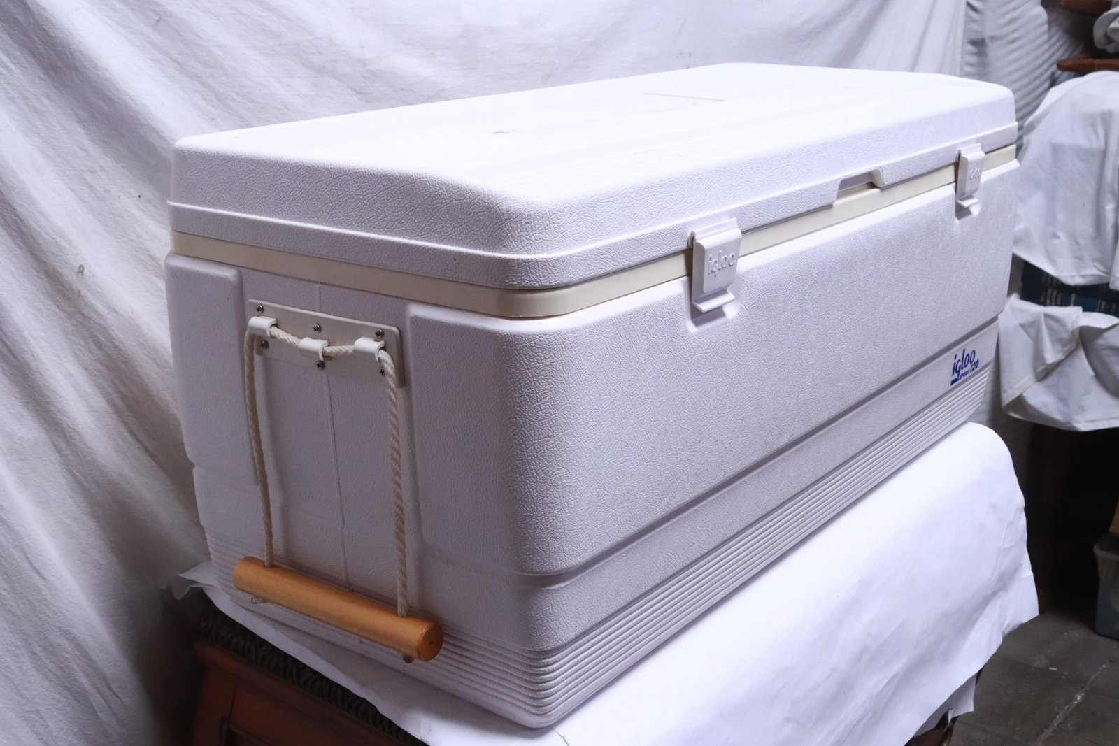 A massive Igloo 120 quart cooler, NIB - 4