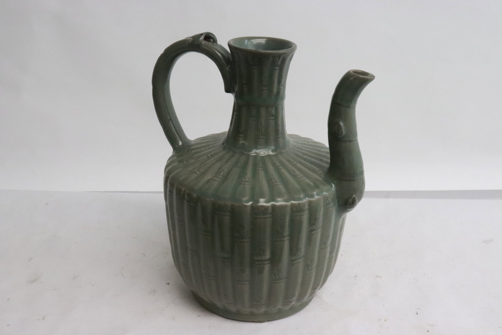 A celadon wine server - 4