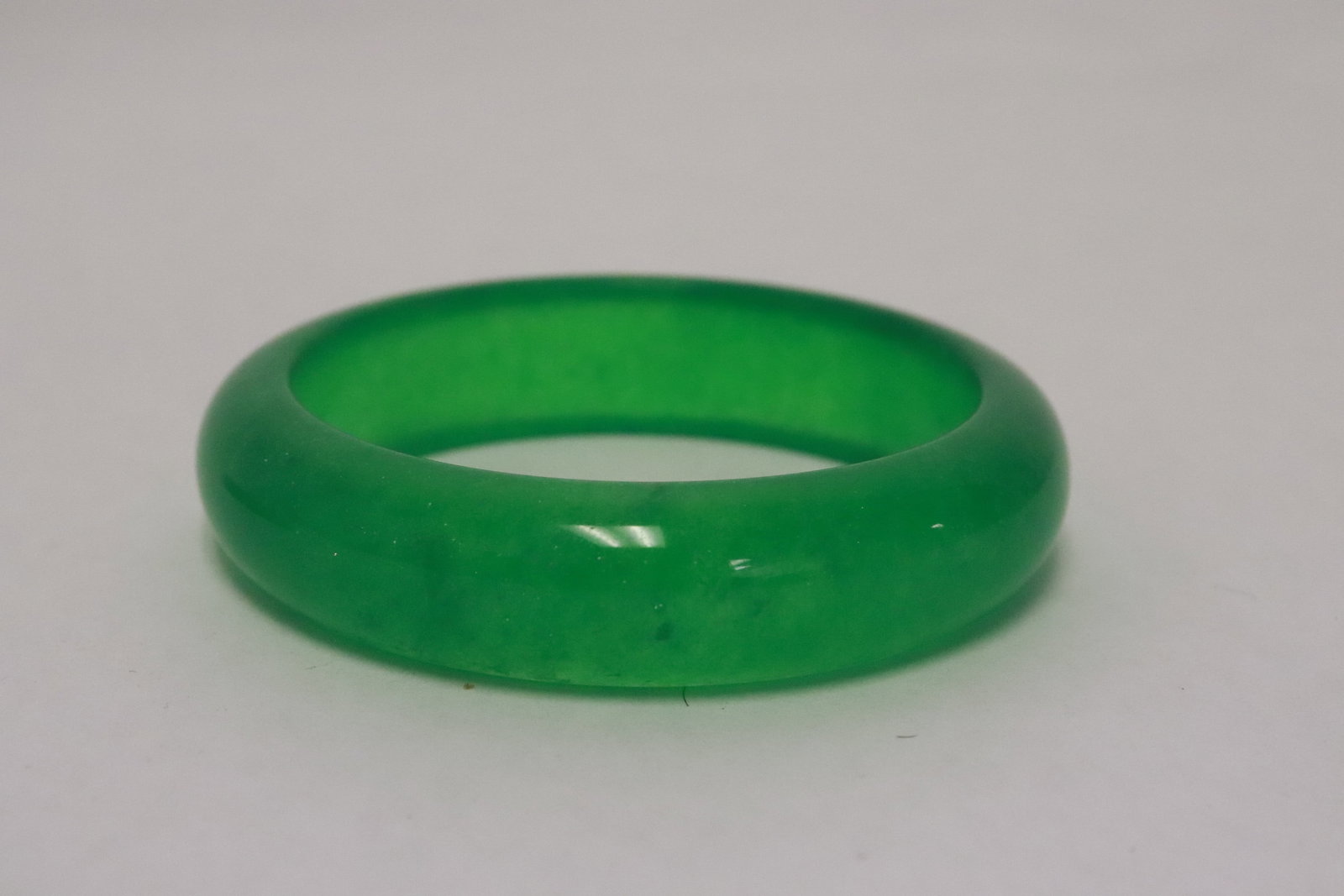 2 jadeite like bangles - 2