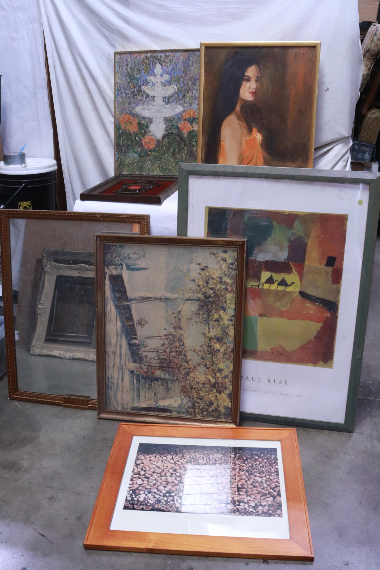 7 pieces wall art: 7 pieces wall art, 13.4"x10.5" (F: 17.35"x14.2"x1.15") - 38.8"x27.2" (F: 42.4"x30.65"x0.5")