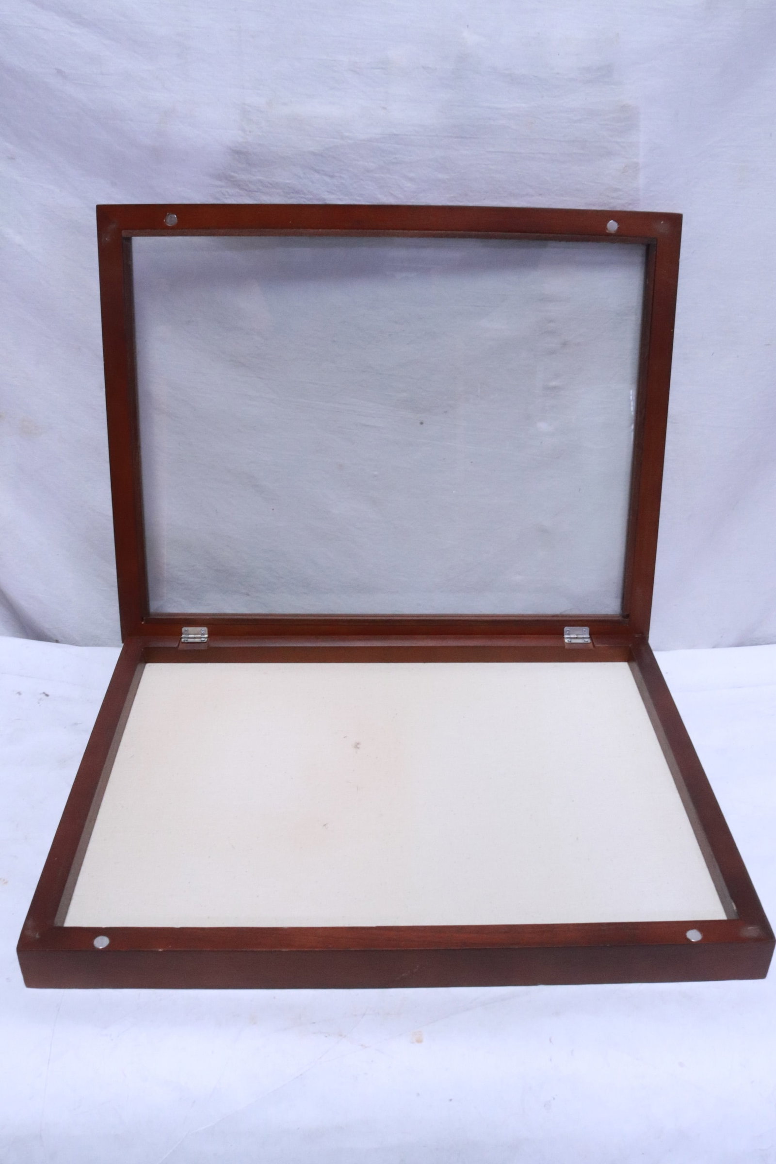 A table top display case - 3