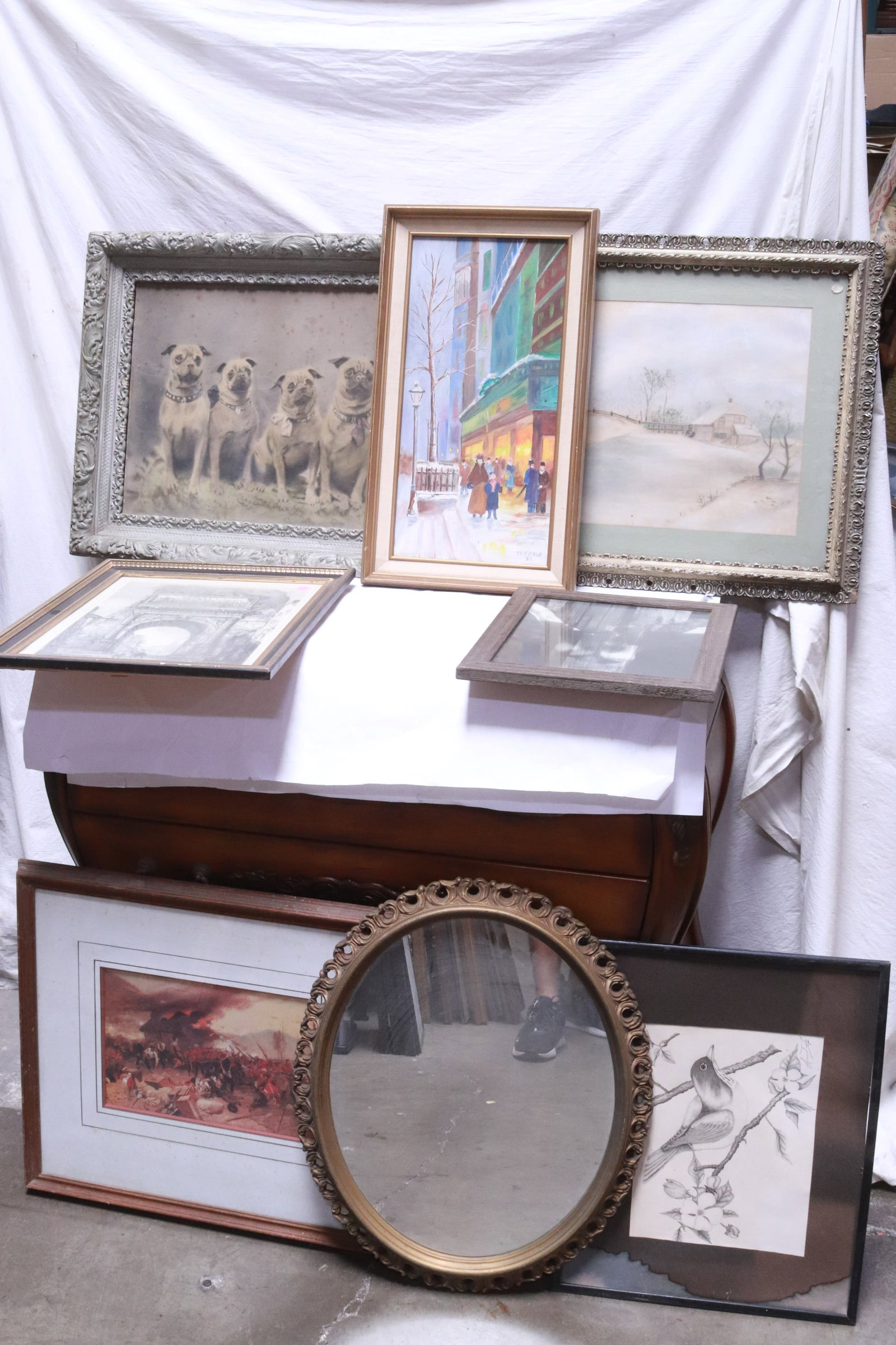 8 pieces wall art: 8 pieces wall art, 13.1"x10.15" (F: 15.8"x12.8"x0.75") - 15.4"x19.6" (F: 21.6"x25.8"x2.5")