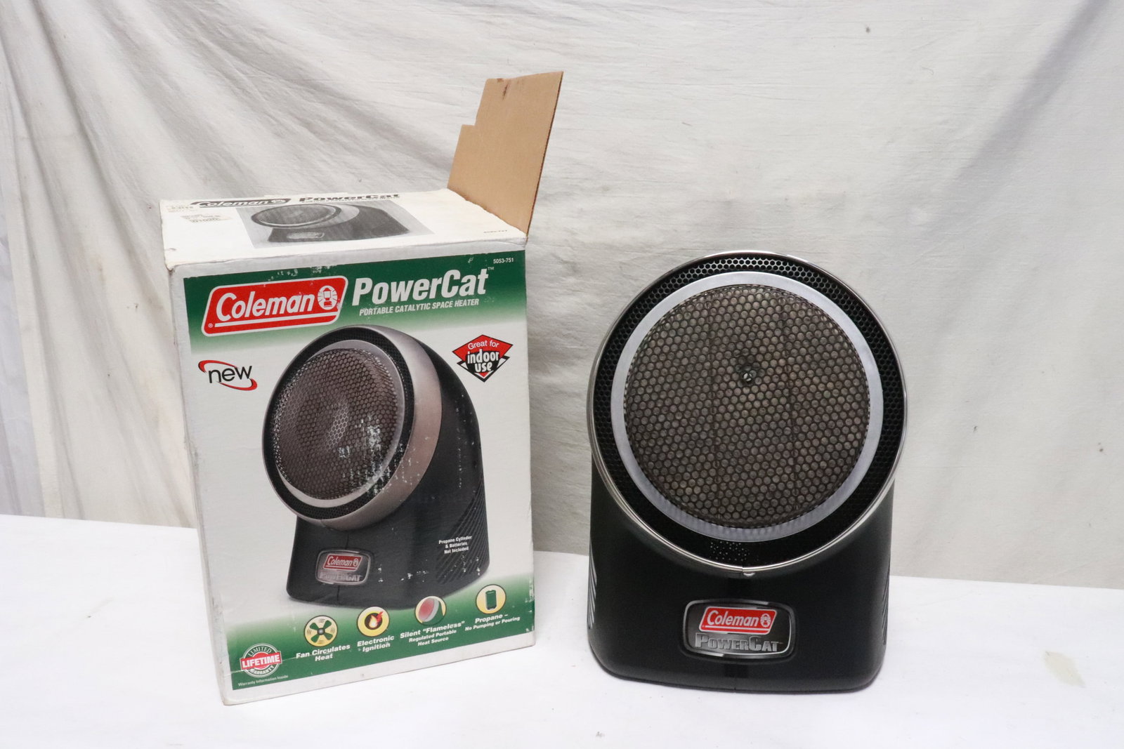 A Coleman PowerCat catalytic space heater, NIB (1 of 6)