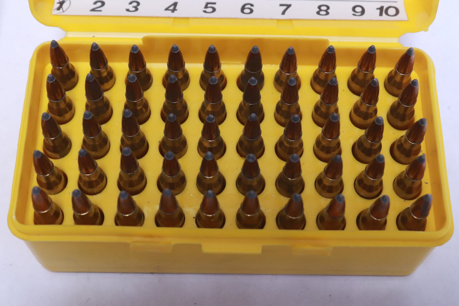 2 boxes Ruger mini-14 0.223 caliber bullets, & 10 empty shells - 5