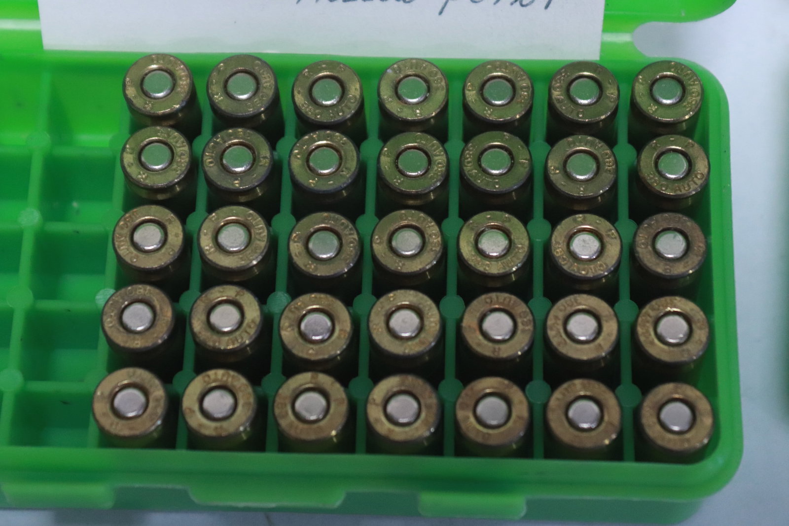 0.380 bullets, total 63 rounds - 3