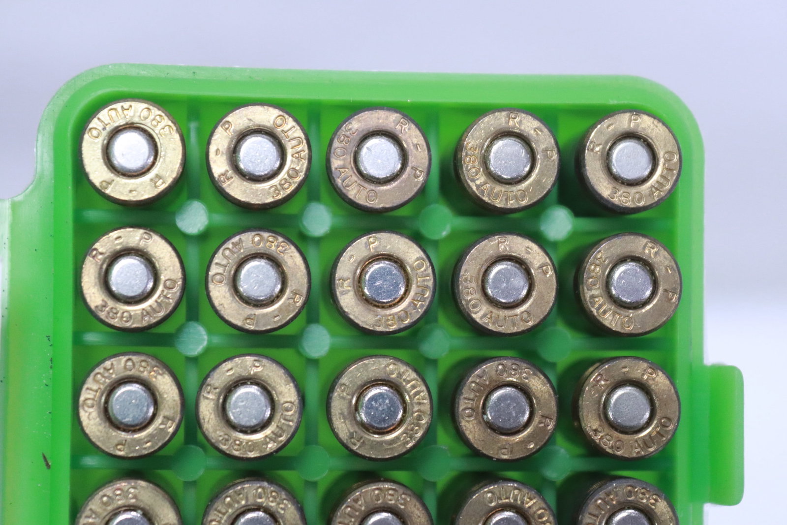 0.380 bullets, total 63 rounds - 4
