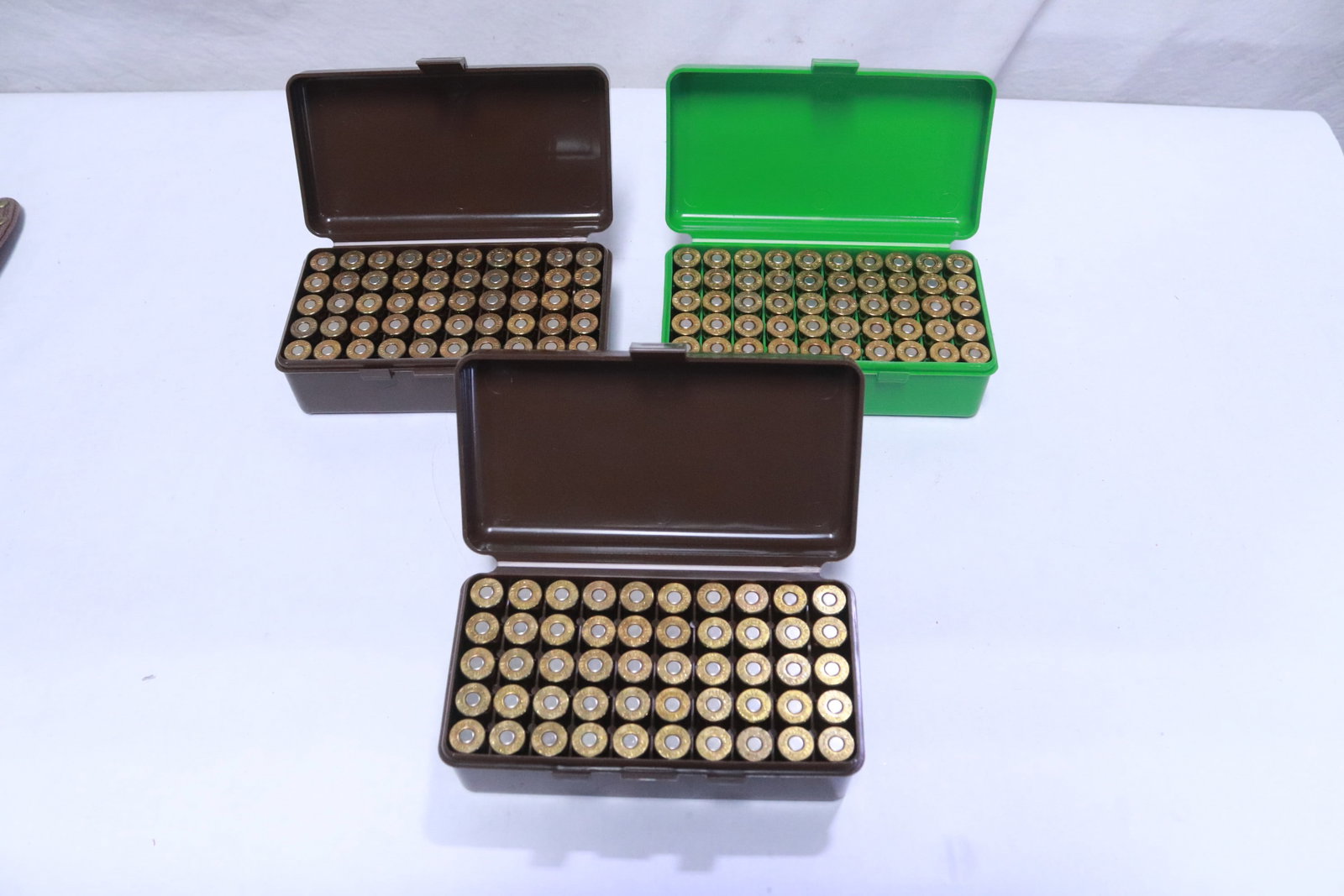 2 boxes 41 mag. blank bullets, & box of 44 mag: 2 boxes 41 mag. blank bullets, total 100 rounds, and box of 44 mag. blank bullets, total 50 rounds, NO shipping on this lot, local pickup only