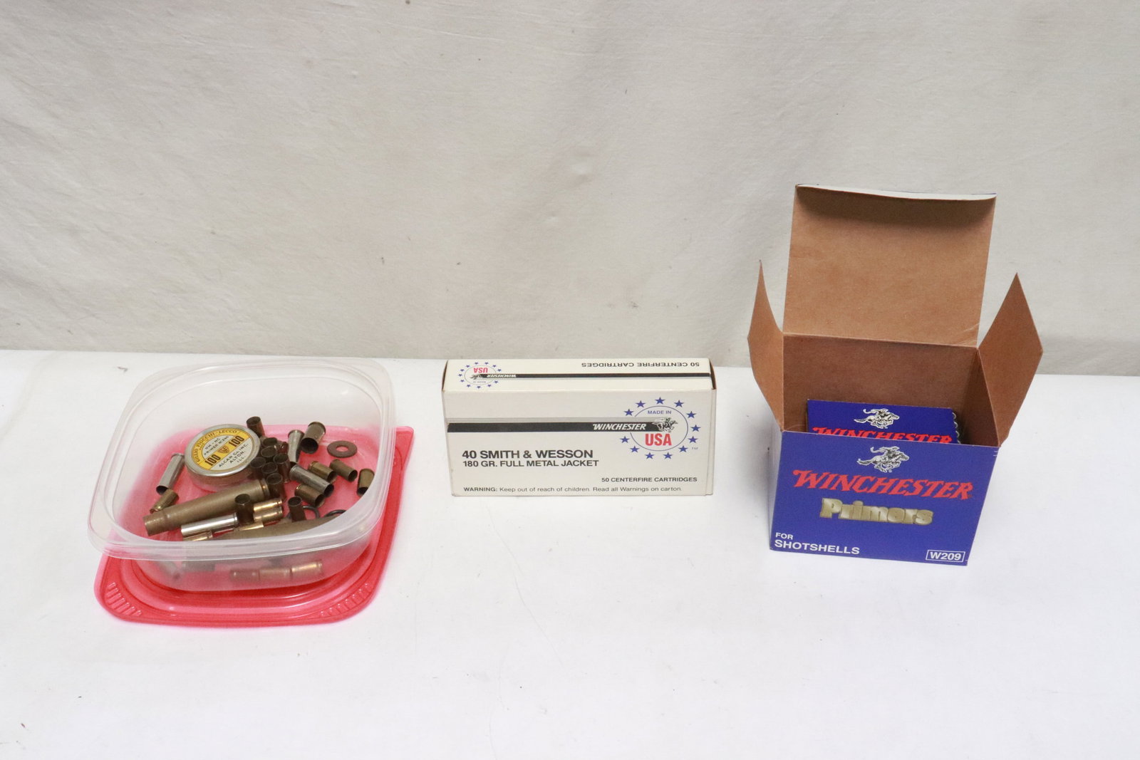 400 round Winchester Primers, & misc. empty shells (1 of 9)