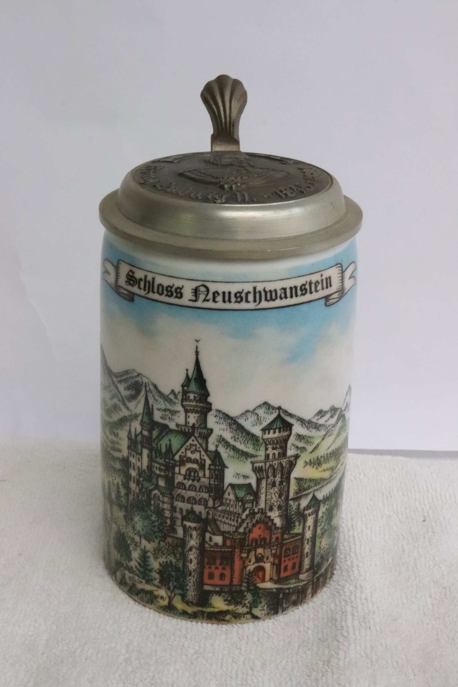 3 beer steins; including a dated 1937 UCLA example - 5