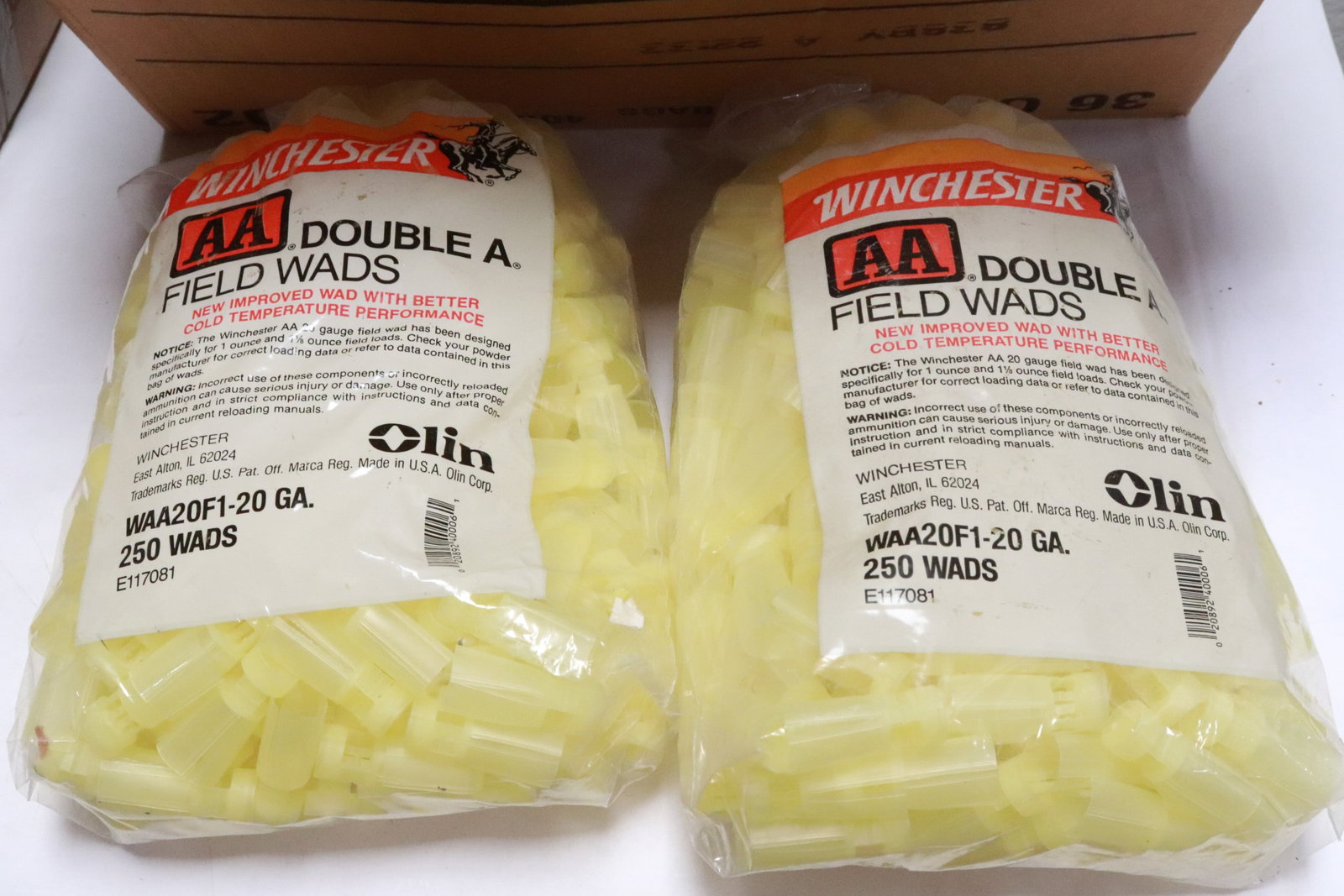 Approx. 2000 Winchester AA field wads - 3