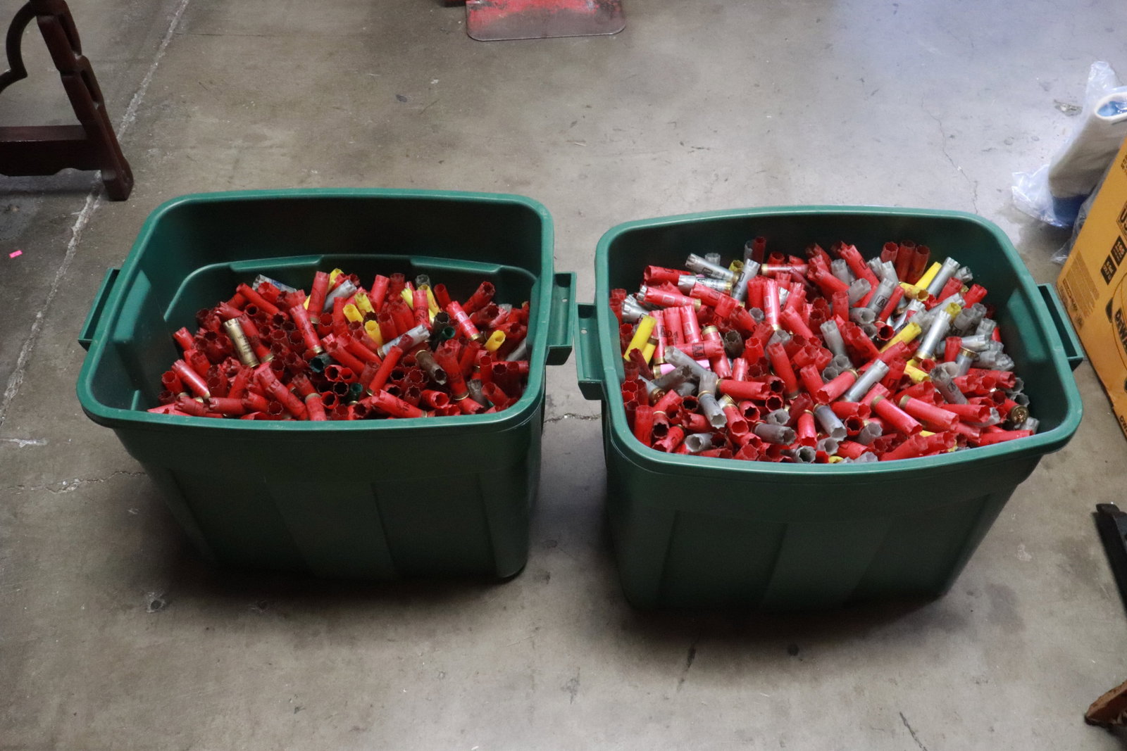 Over 1100 empty shotgun shells: Over 1100 empty shotgun shells