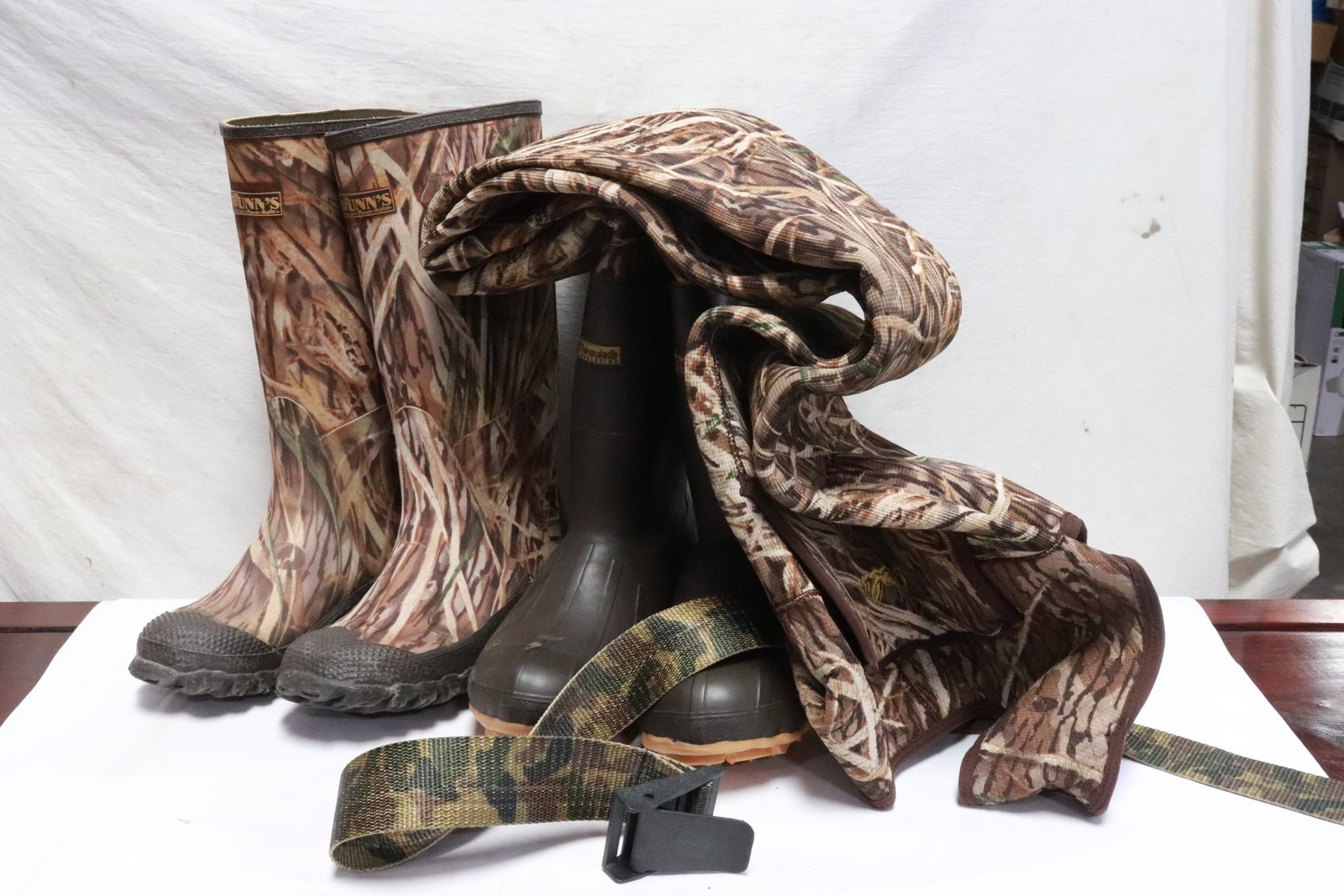 A hunting overall, & pair hunting waterproof boots (1 of 11)