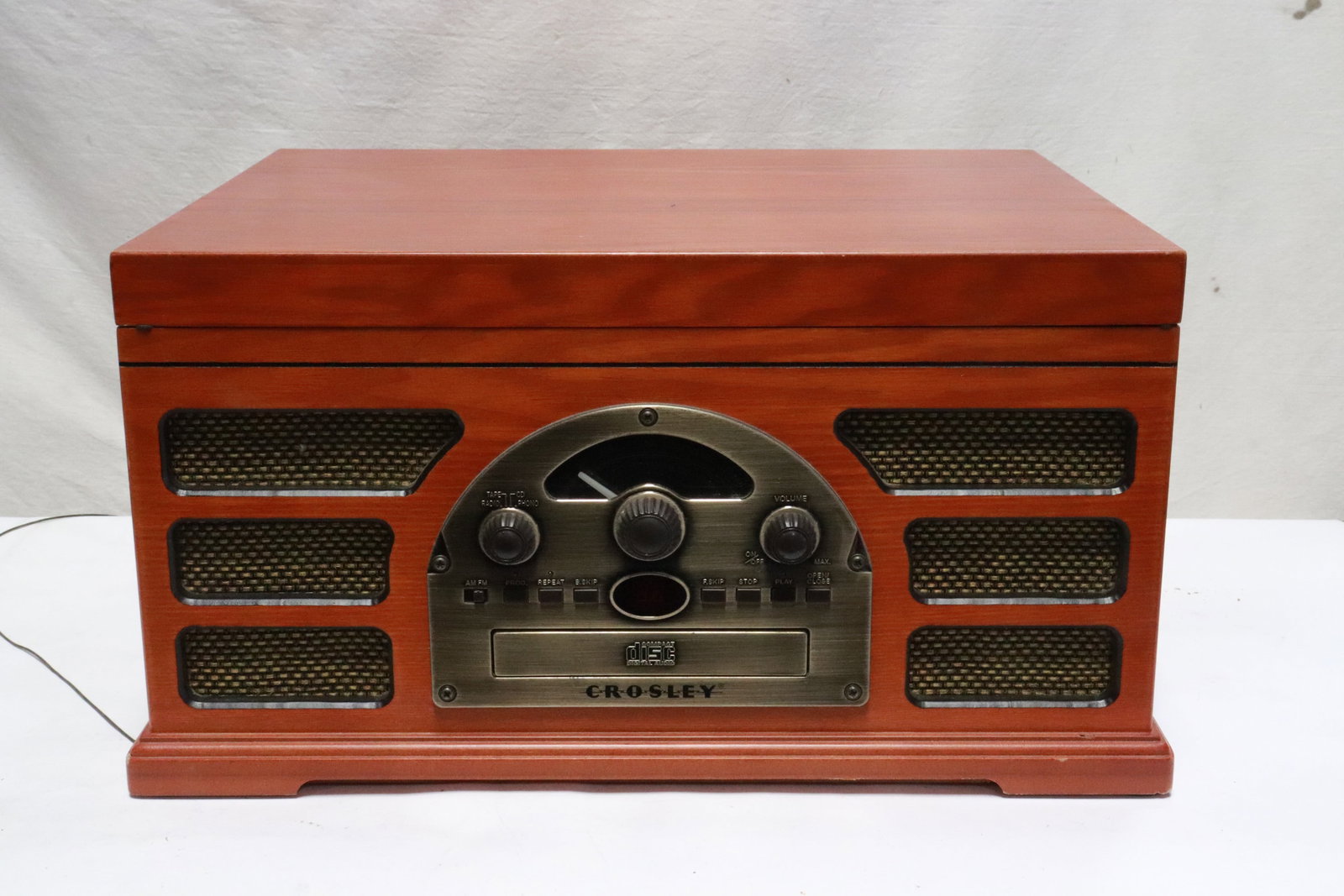 A Crosley record player, radio, and CD player (1 of 6)