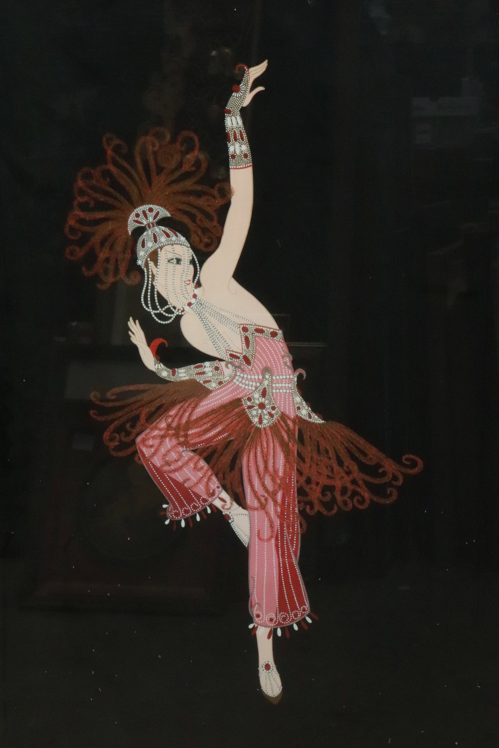 Erte serigraph "firebird" - 2