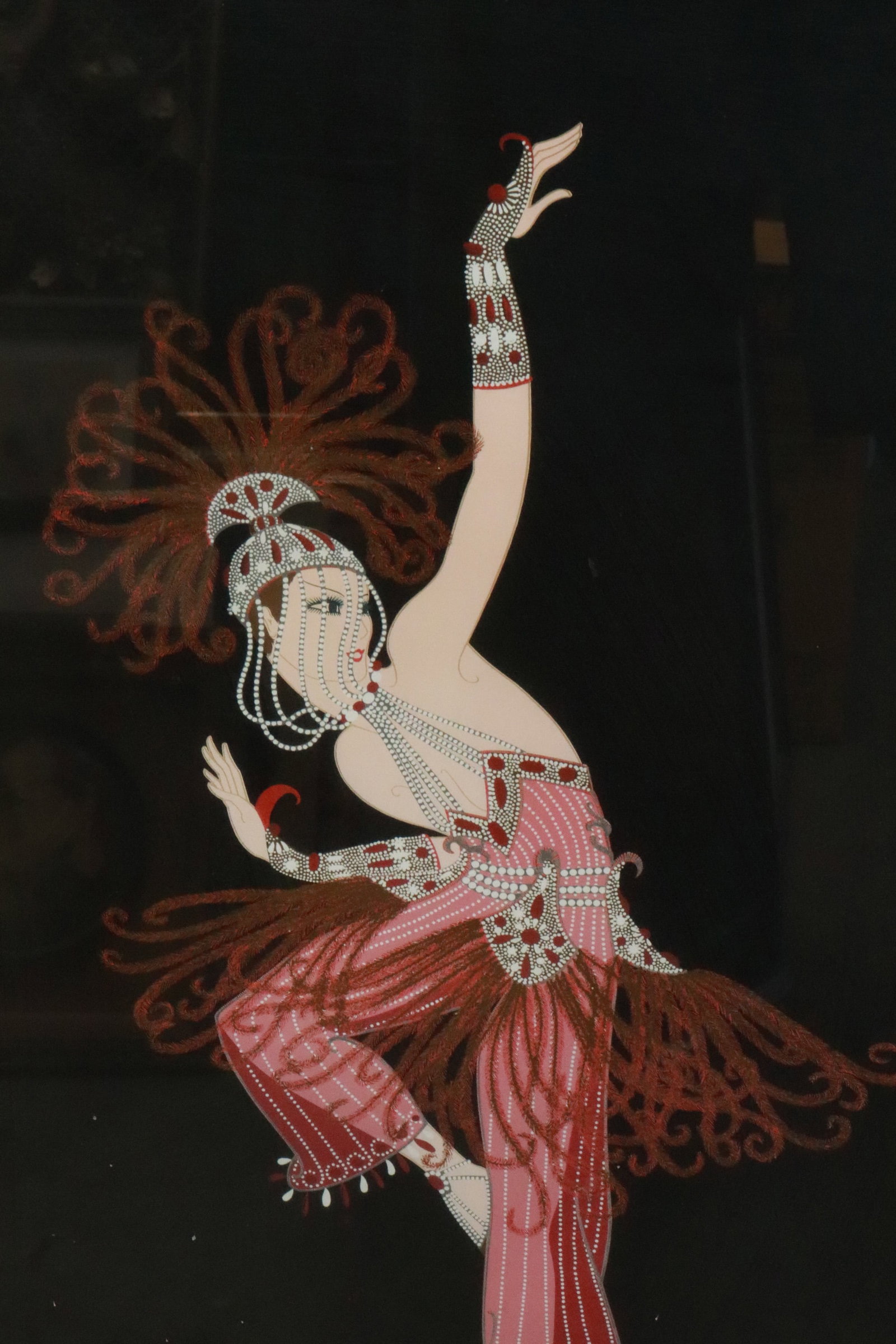 Erte serigraph "firebird" - 3