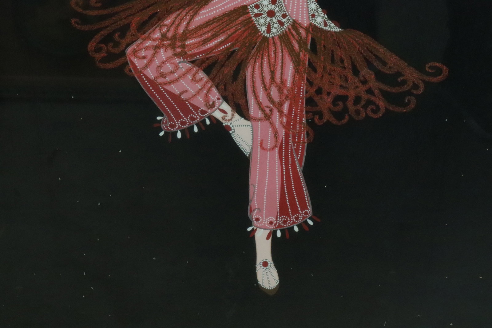 Erte serigraph "firebird" - 4