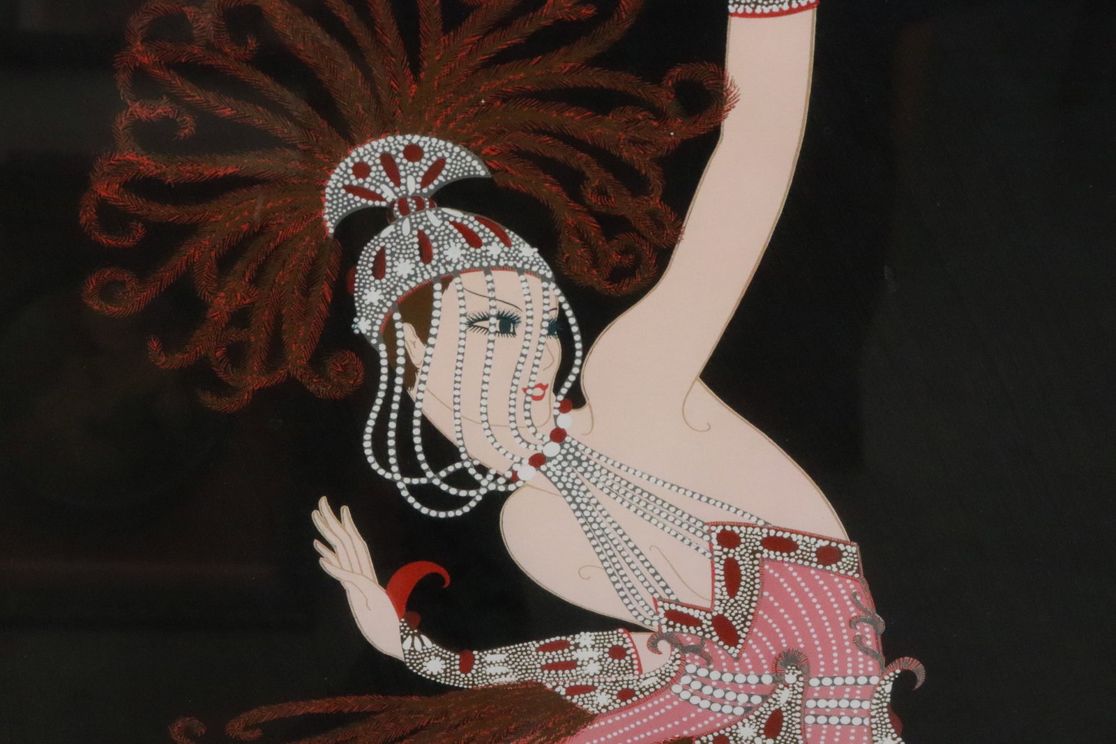 Erte serigraph "firebird" - 5