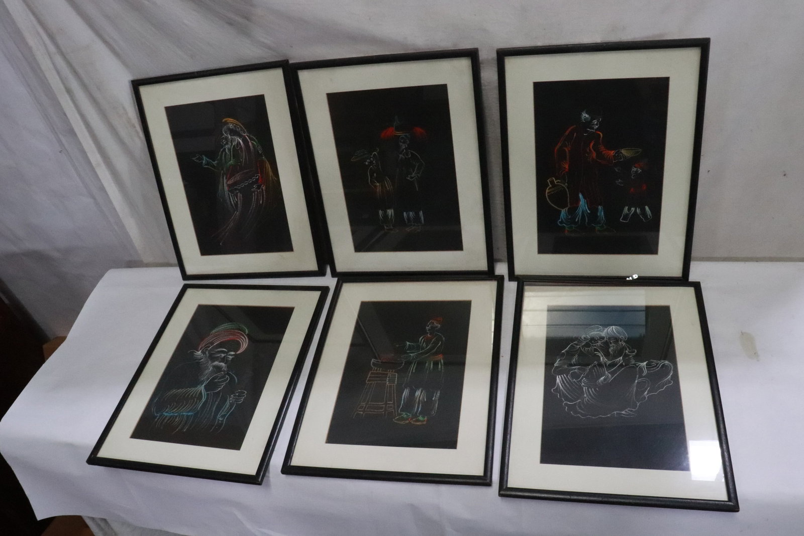 6 pieces wall art: 6 pieces wall art, 12.35"x8.25" ea (F: 16.7"x12.7"x0.5" ea)