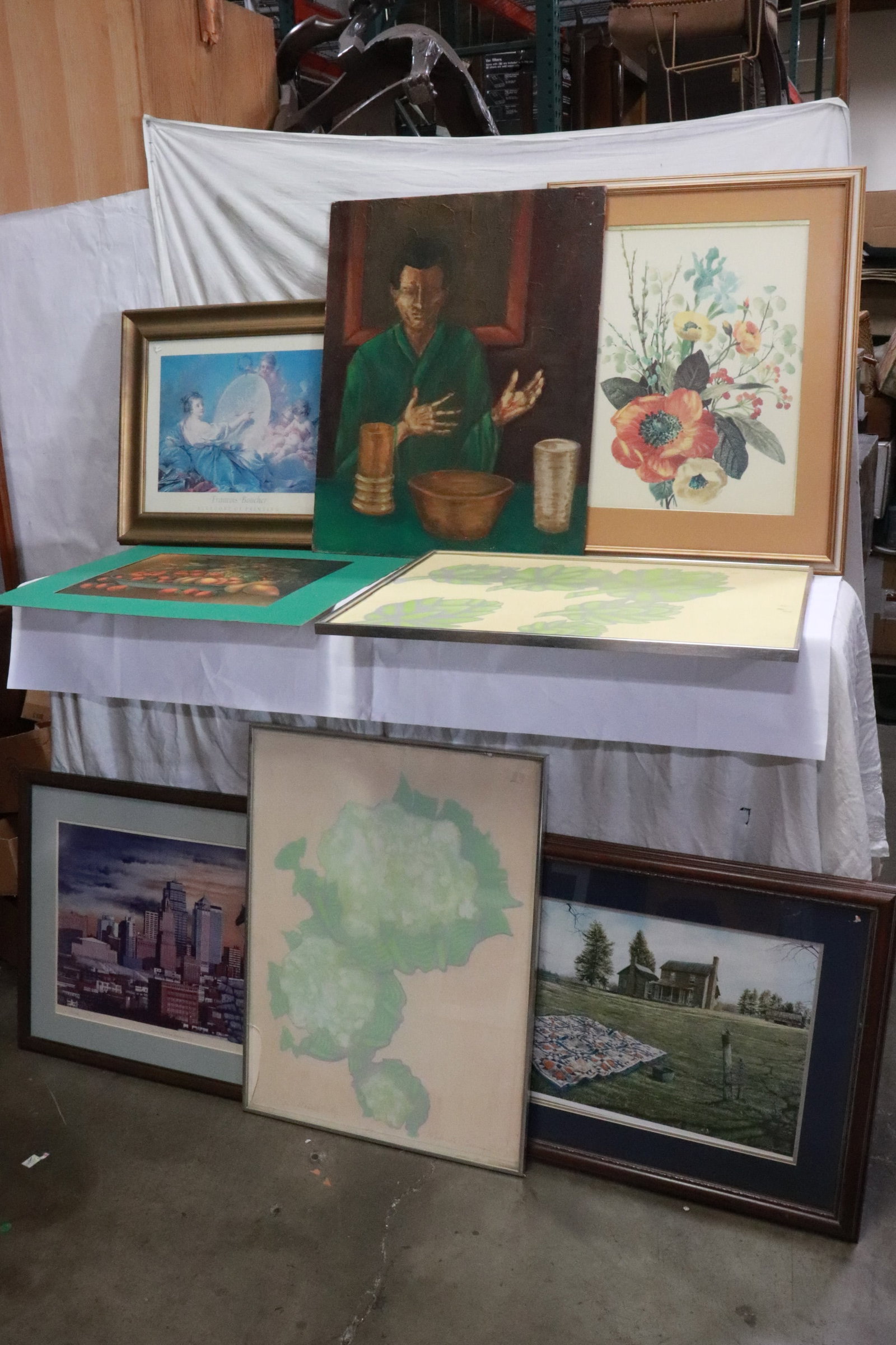 7 pieces wall art: 7 pieces wall art, 15.65"x19.65"(F:21.85"x25.8"x1.2") - 15.5"x29.3"(F: 25.2"x35.15"x1")