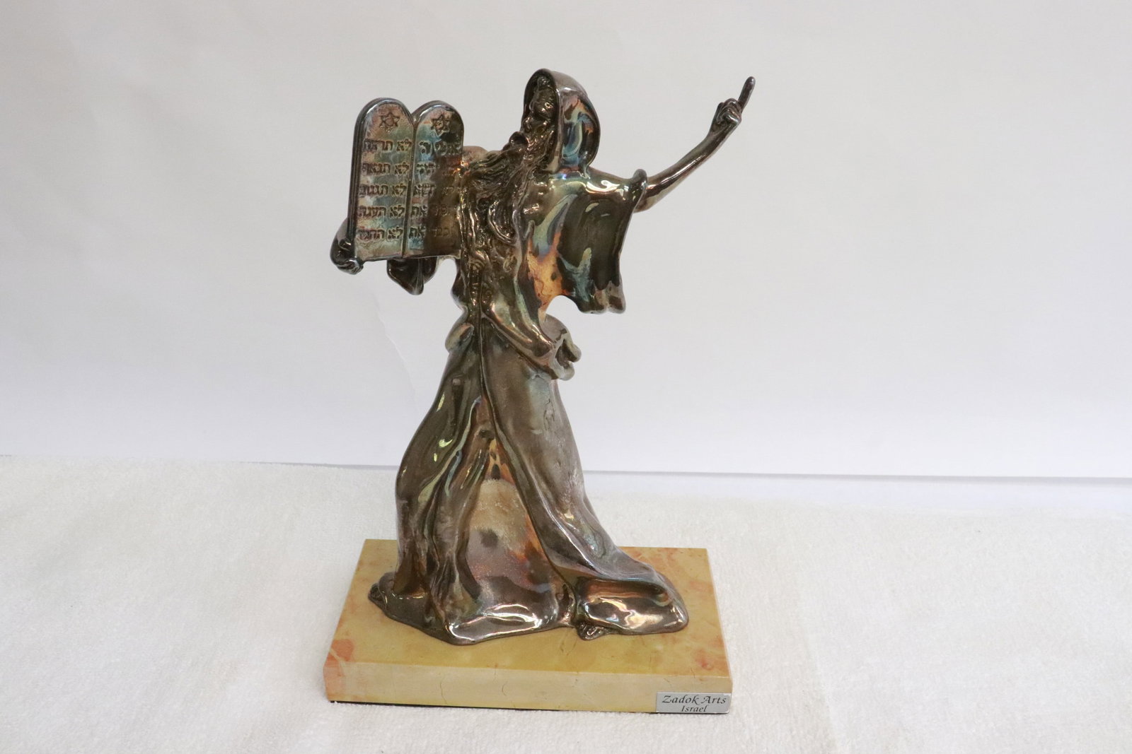 Large marked sterling figure of "Moses" (1 of 9)