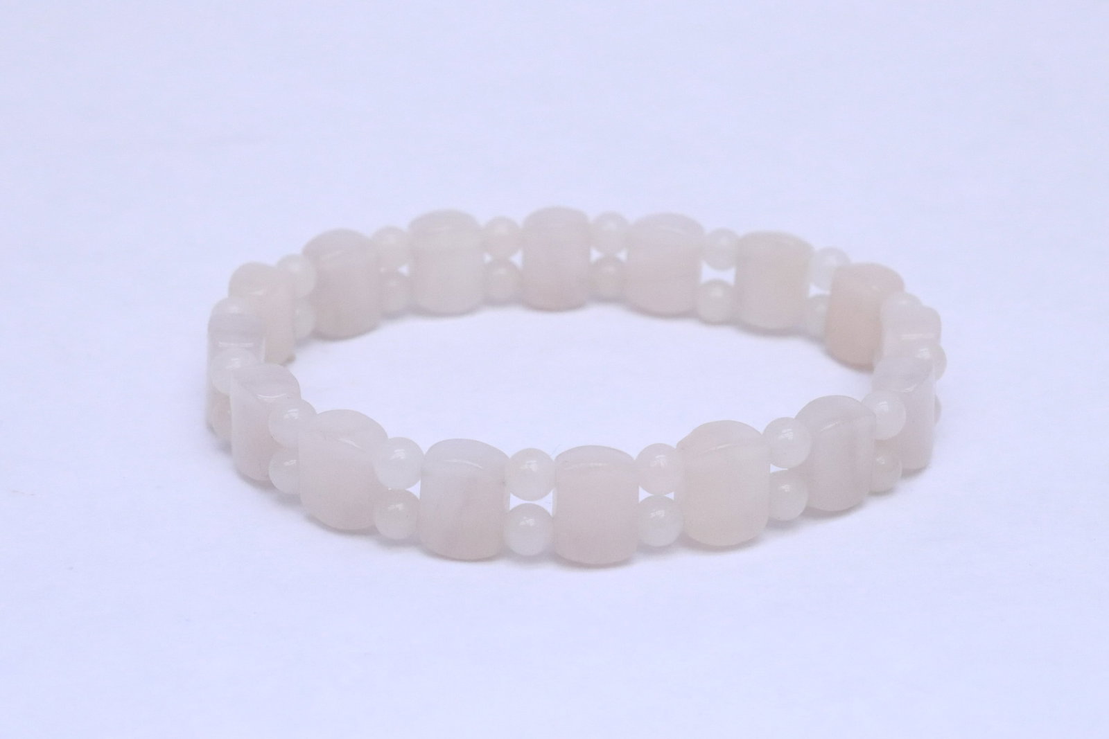7 semi-precious stone bracelets - 5