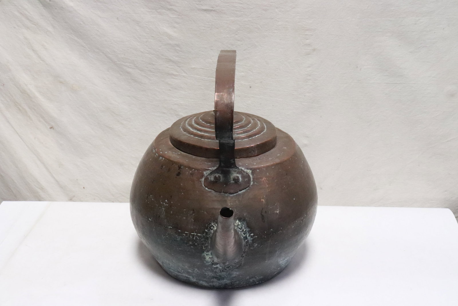 A massive copper teapot - 2