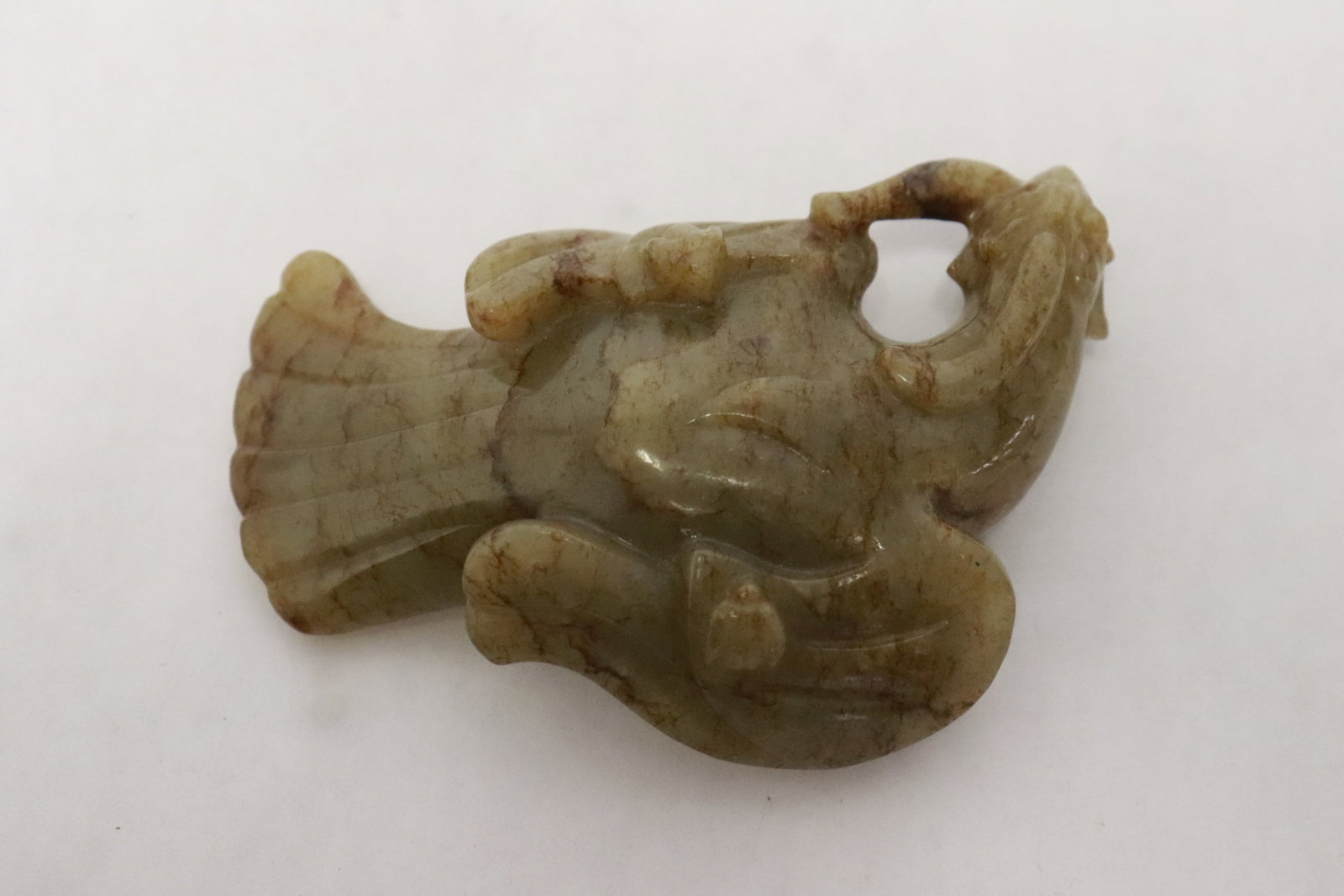 Jade carved bird - 2