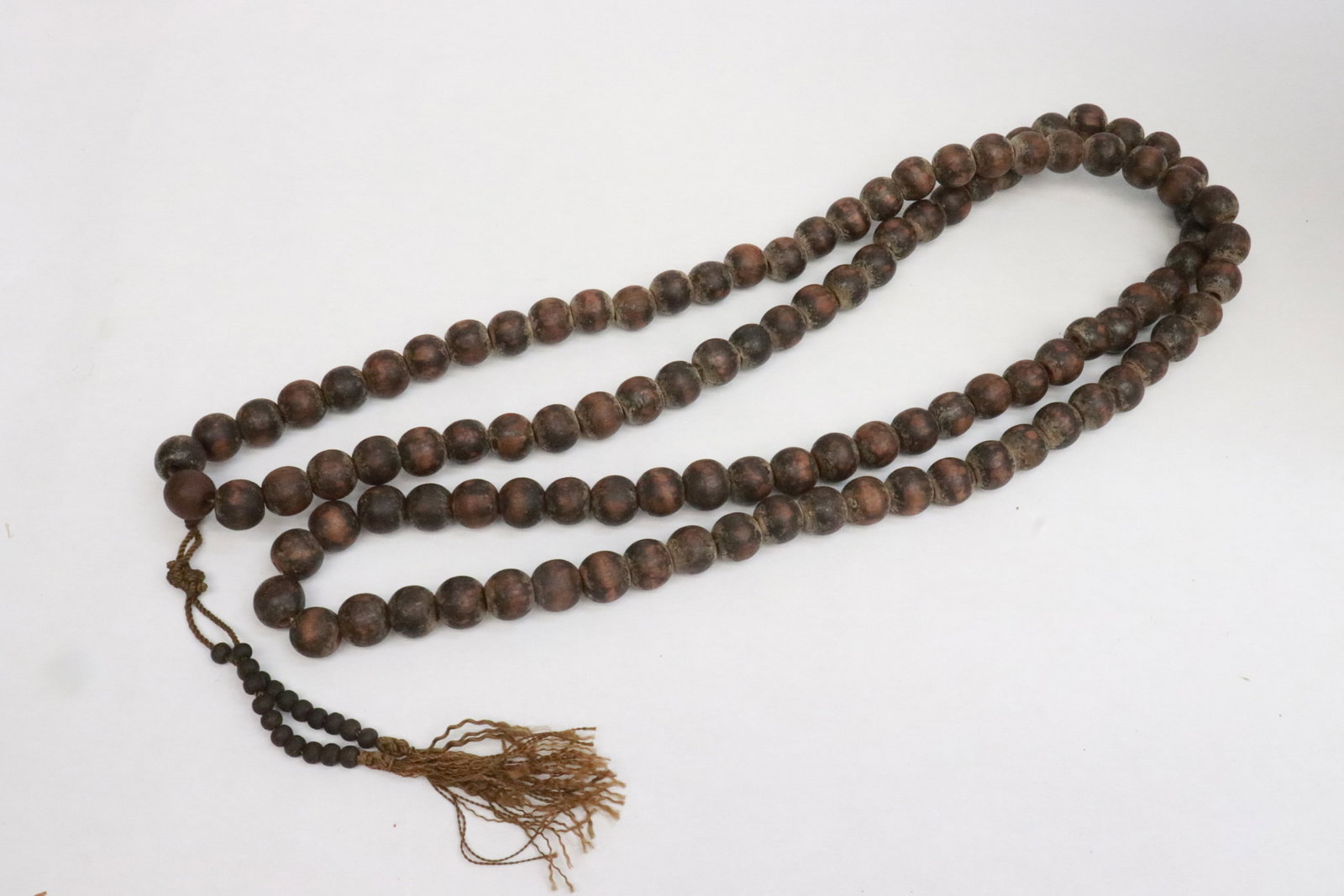 A long wood necklace: A long wood necklace (58"L)