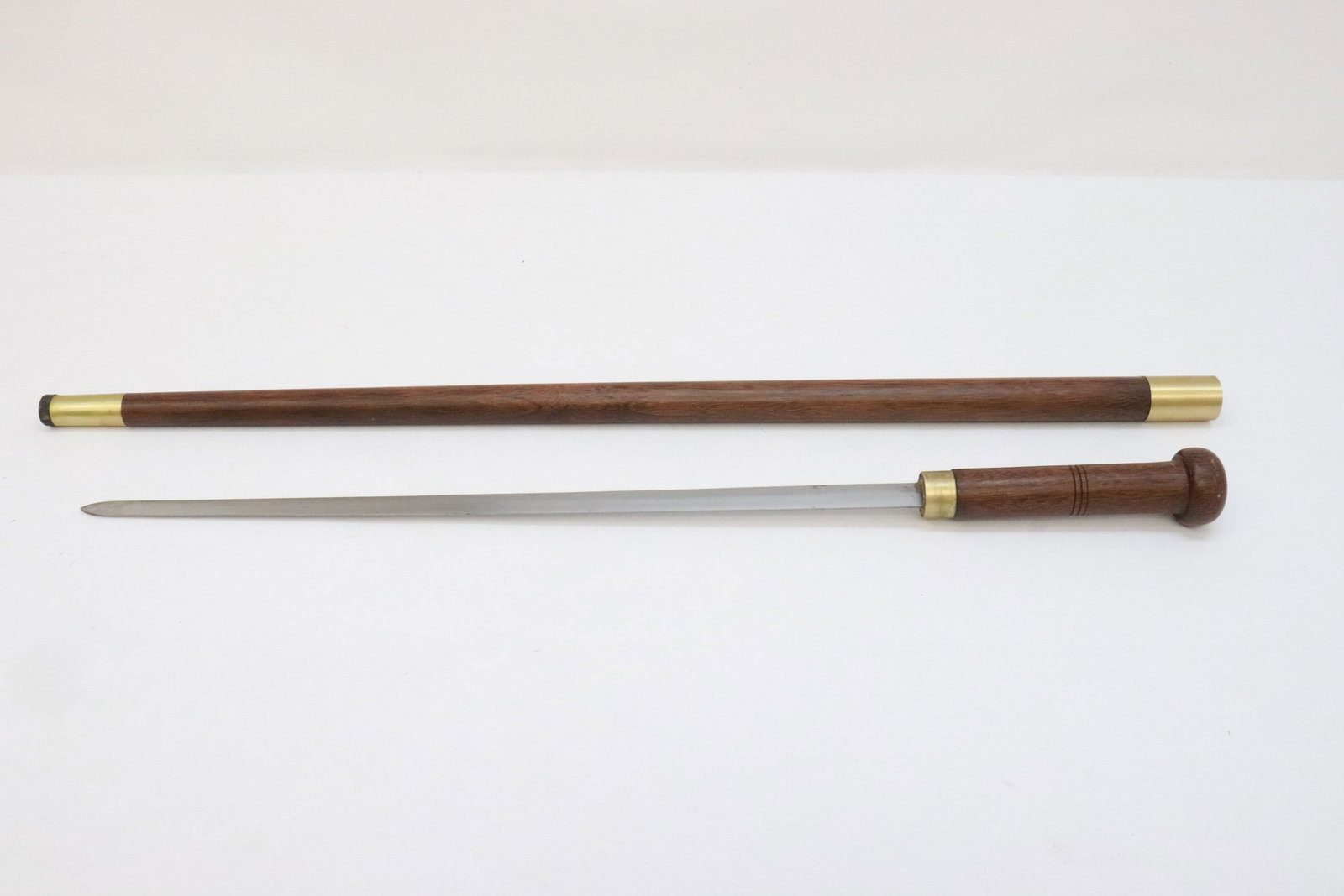 A cane sword: A cane sword, 37.15"L