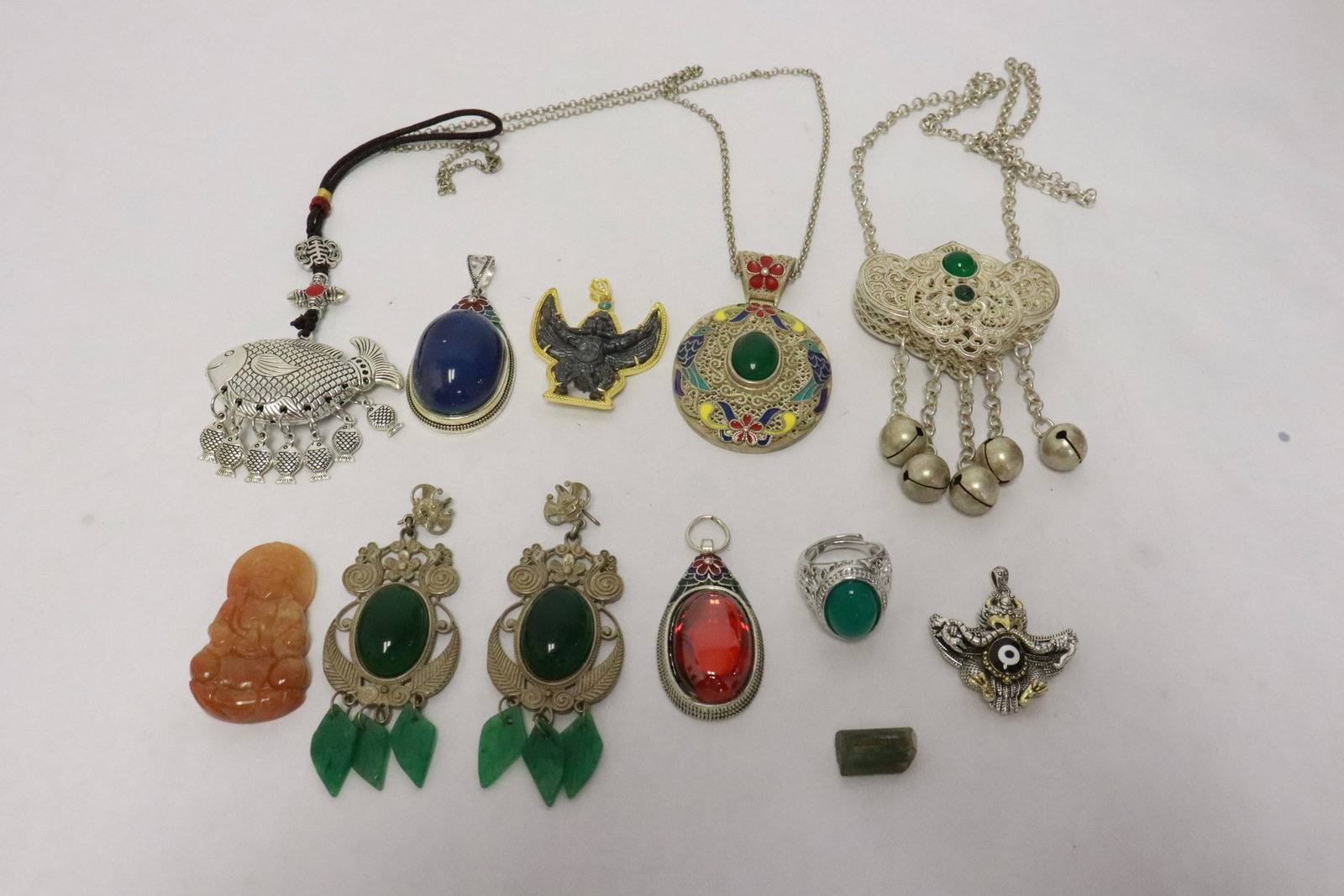 Lot of pendants, ring, etc.: Lot of pendants, ring, etc.