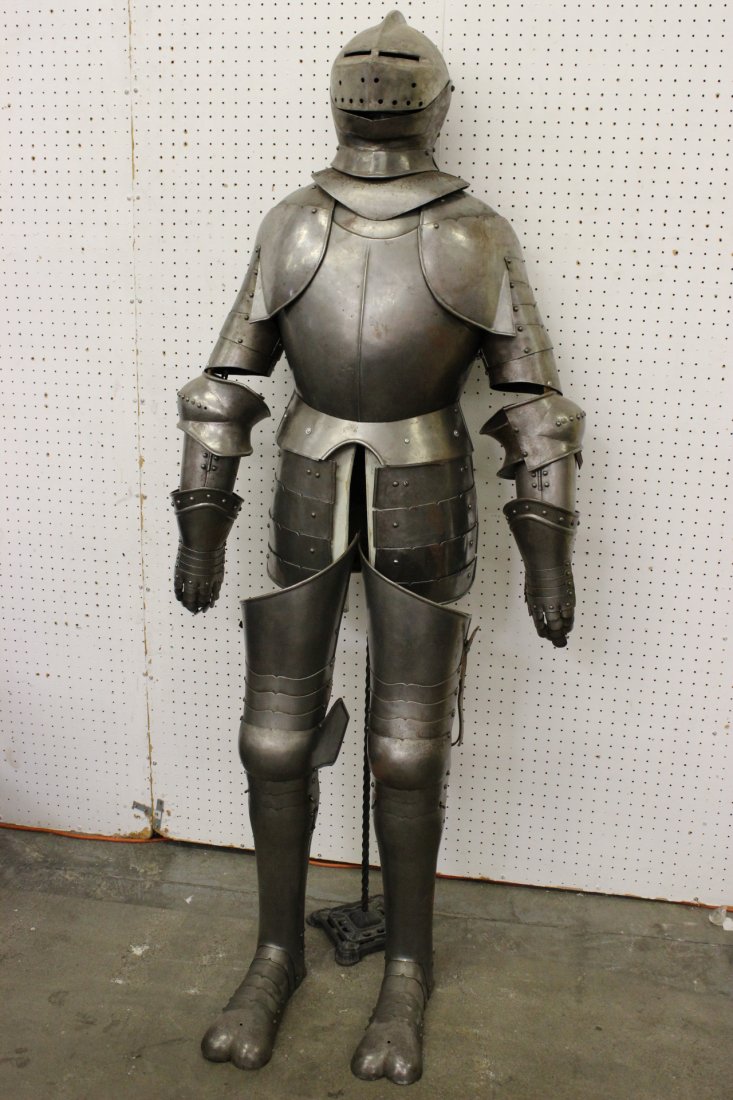 A full steel armor: A full steel armor, approx. 70"H
