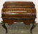 A French style mixed wood cylinder top desk - 5