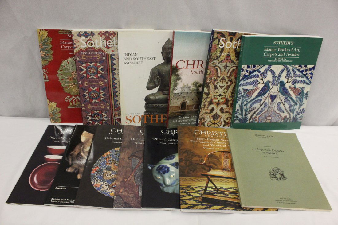 Lot of Sotheby's and Christie's auction catalog: Lot of Sotheby's and Christie's auction catalog, most in Chinese and Japanese work of art subject