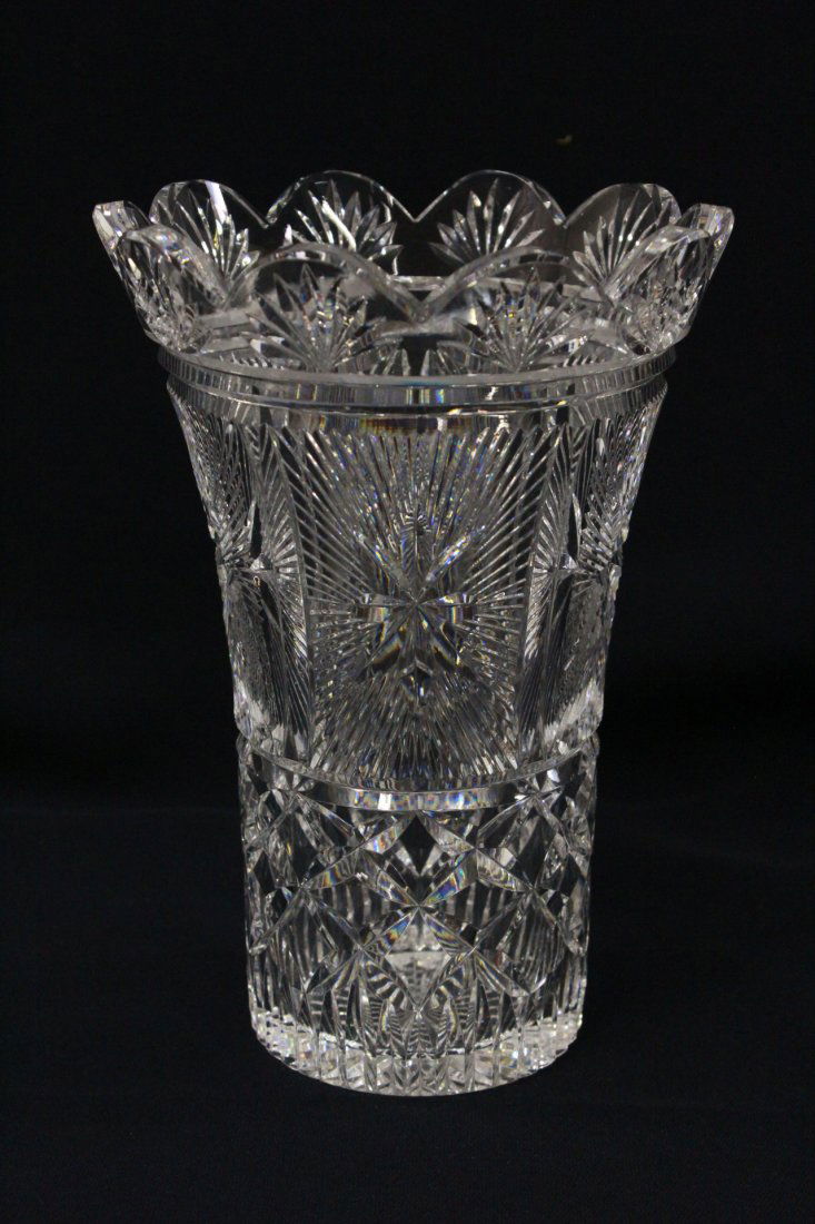 A rare hand cut Waterford crystal vase Nov 17, 2014 International