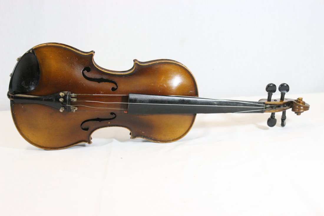 A dated 1939 violin by Ladislav F. Prokop: A dated 1939 violin by Ladislav F. Prokop (V. Chrudimi), 22.3"L