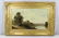 Victorian oil on board painting by A. Hugh Fisher