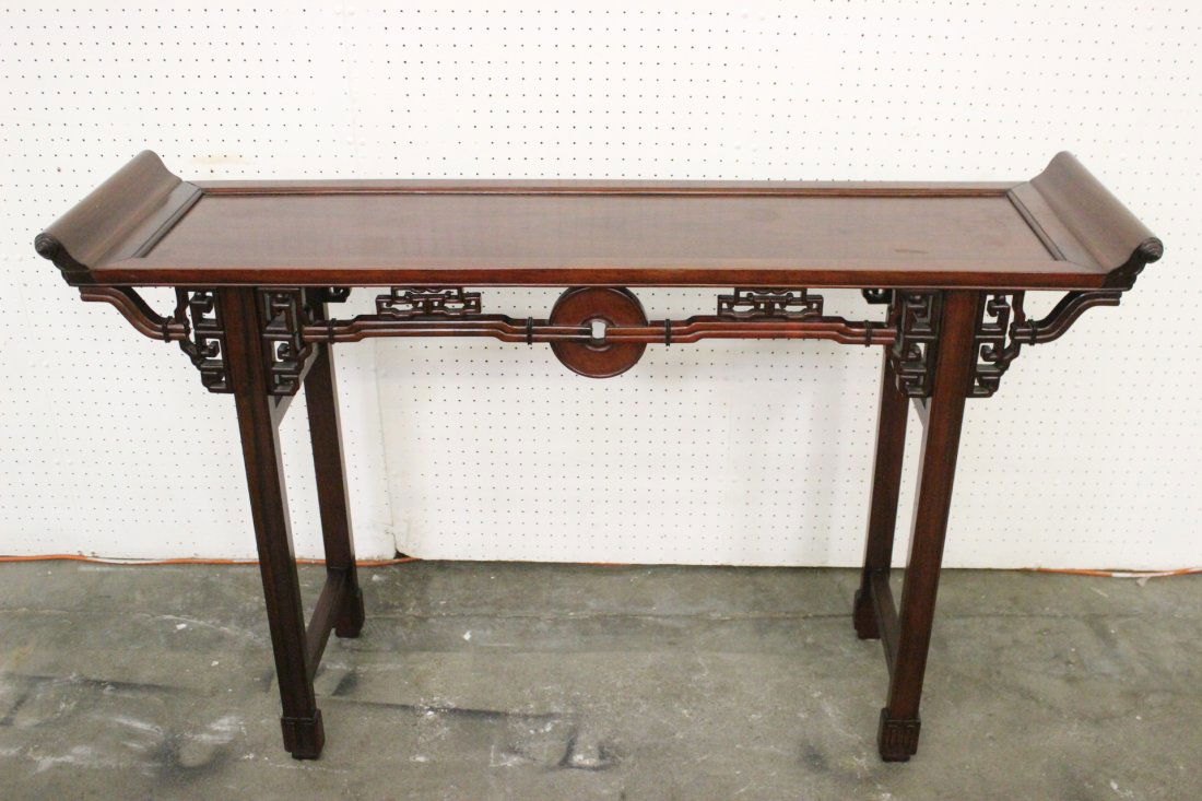 A fine Chinese rosewood altar table (1 of 10)