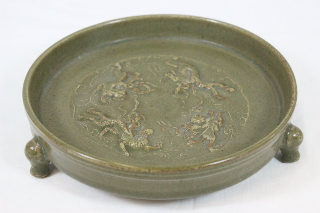 Chinese celadon porcelain brush wash (1 of 10)