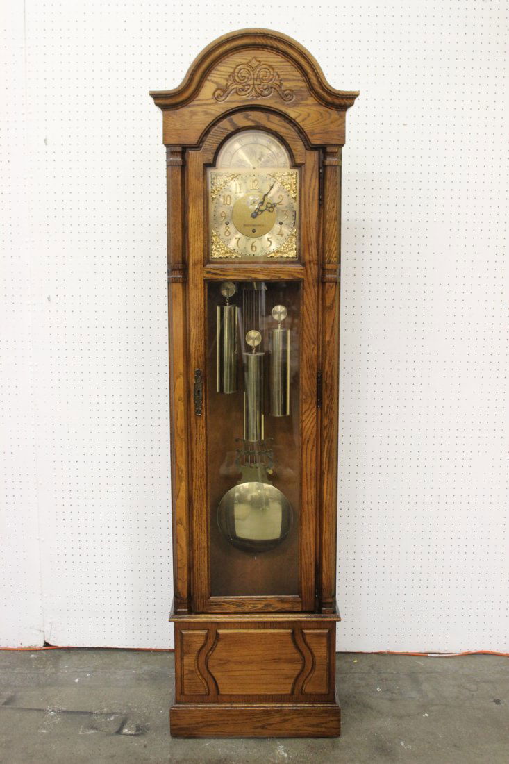 A fancy grandfather clock by Howard Miller