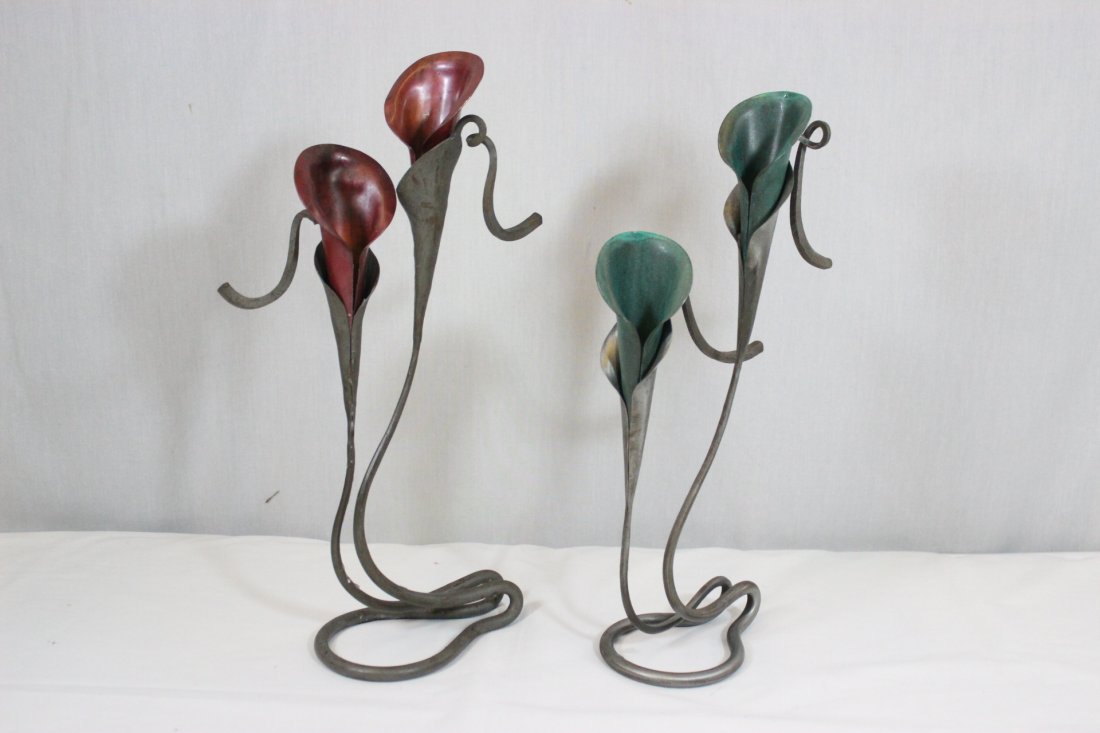 Pair candle holders by Jack Brubaker (1 of 10)