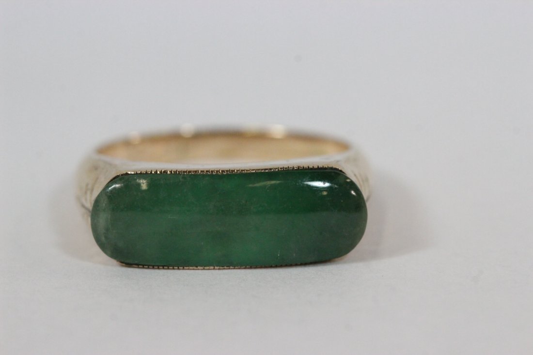 14K Y/G jadeite ring (1 of 9)