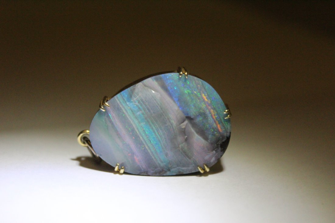 14K Y/G opal pendant (1 of 10)