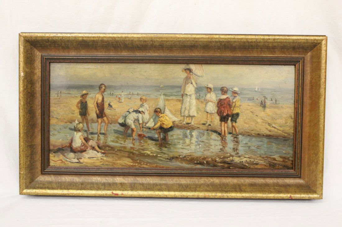 oil painting on board by Claude Cahill Cooper (1 of 10)