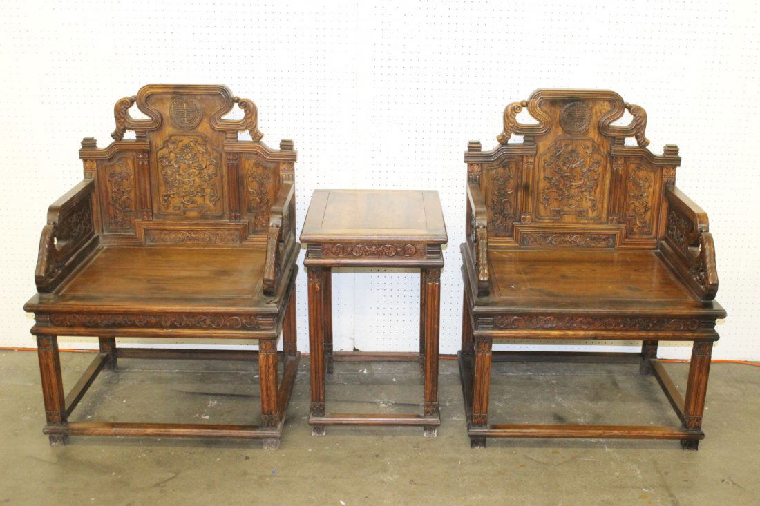 3pc huanghuali wood furniture (1 of 10)