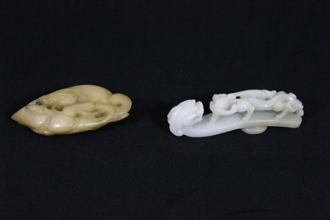 Chinese jadeite carving, and Chinese jade carving (1 of 10)